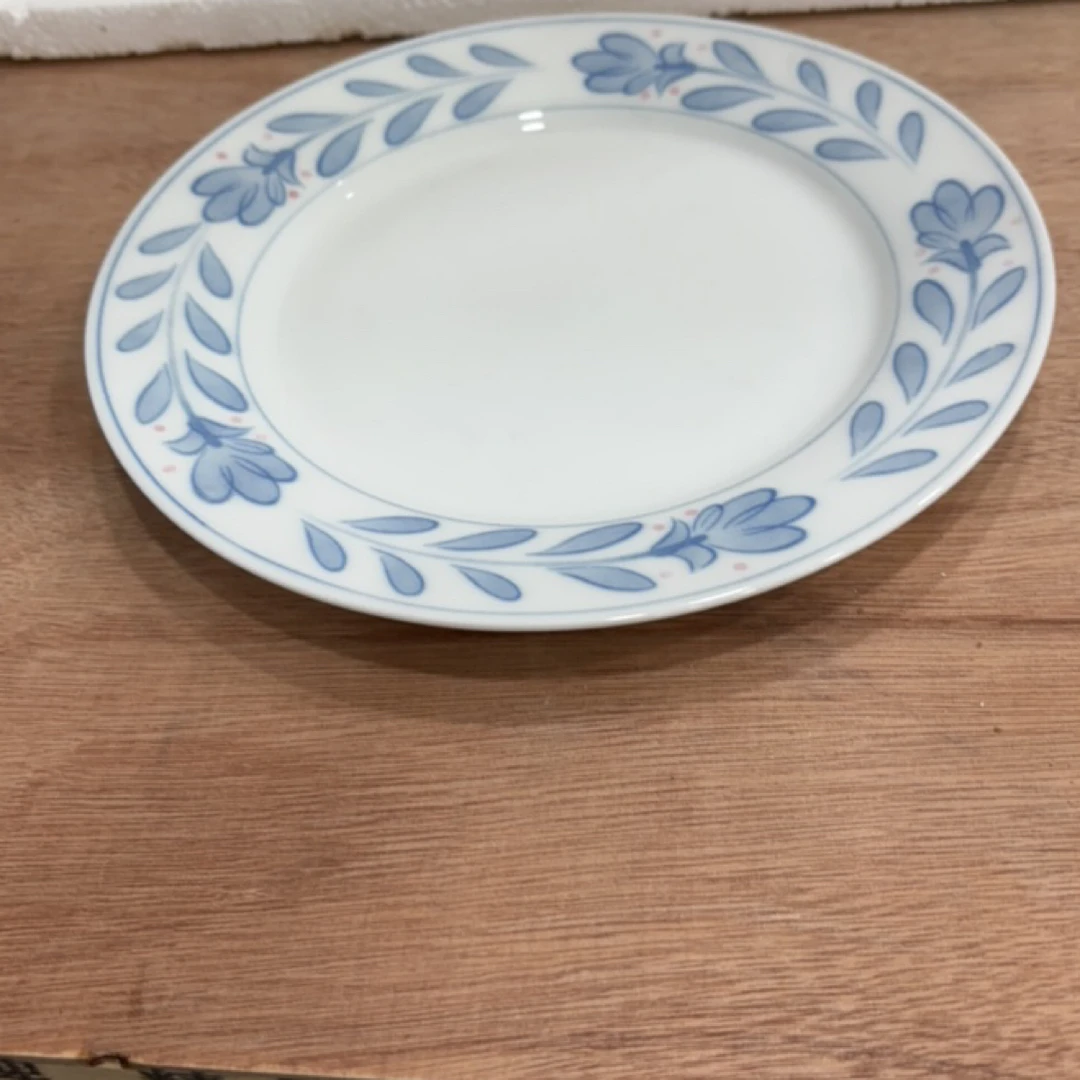 釉下五彩清风平盘子20cm