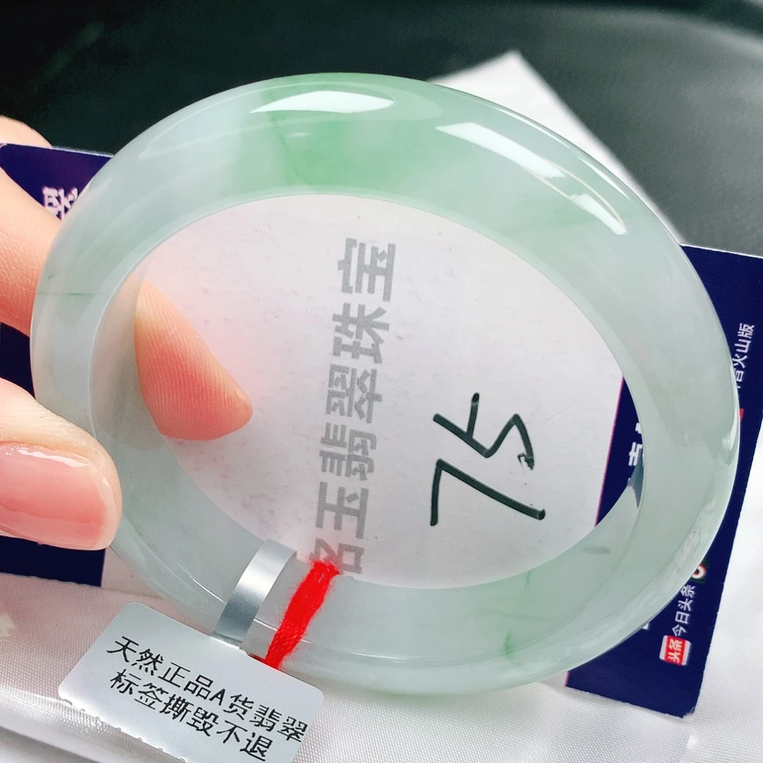 翡翠未镶嵌手镯缅甸天然a货翡翠手镯