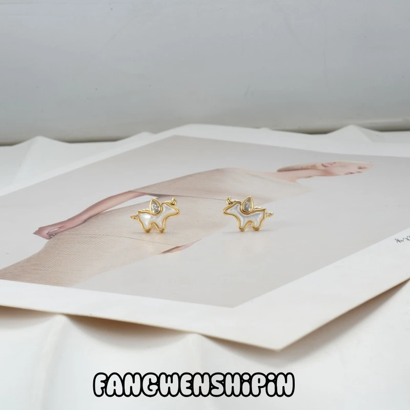 铜合金锆石耳饰 耳环5266