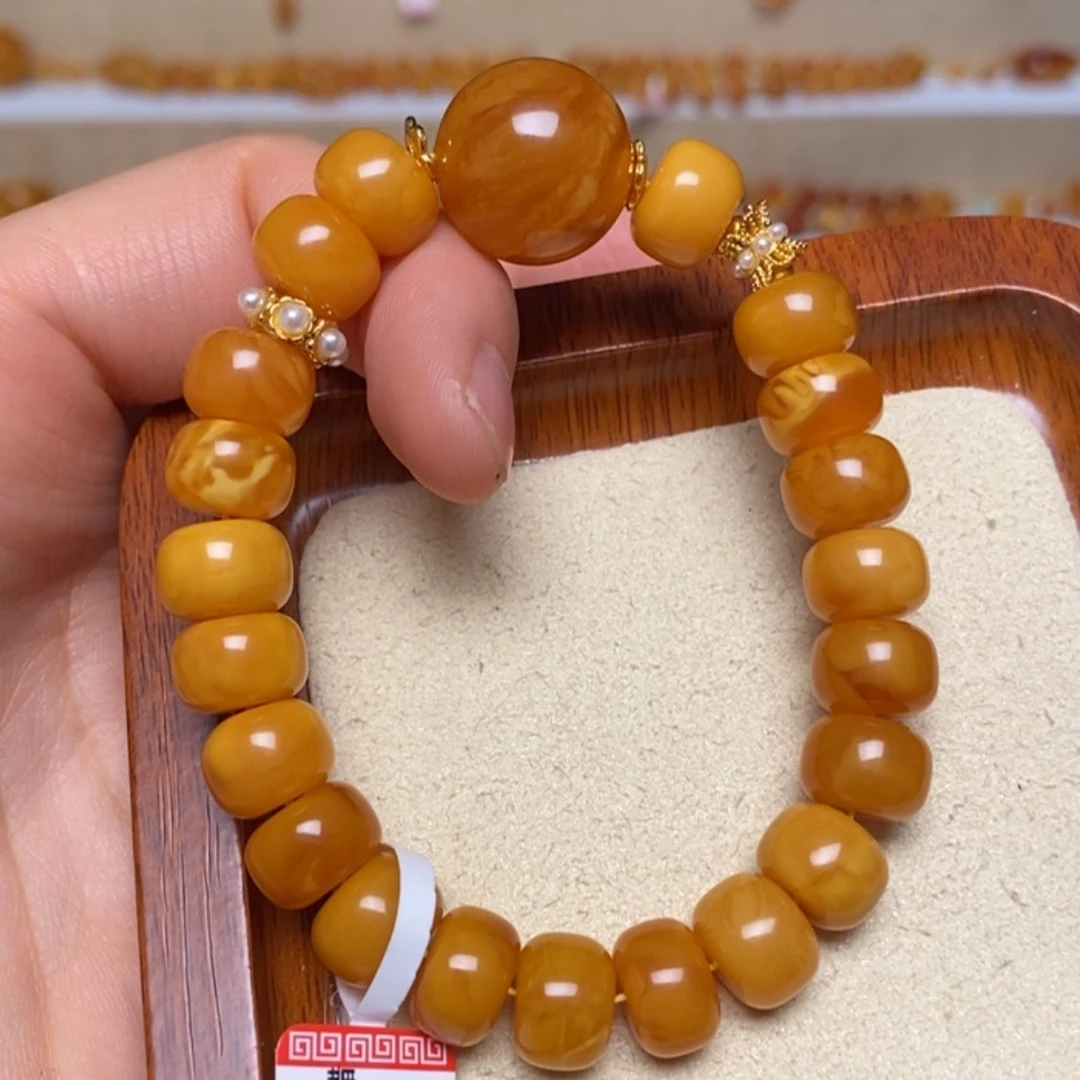 【闪购商品】未镶嵌蜜蜡手链手串
