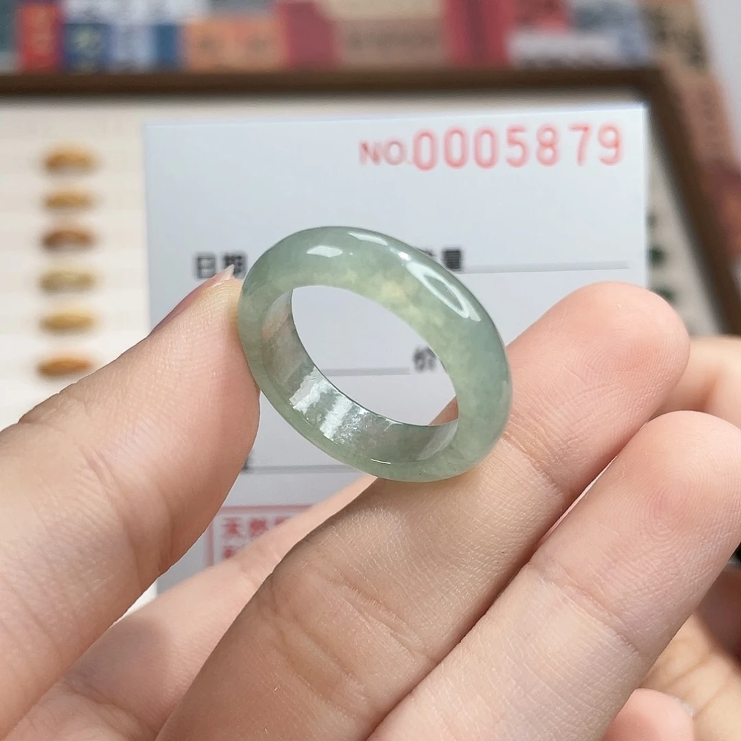 翡翠戒指未镶嵌翡翠戒指 港17.5