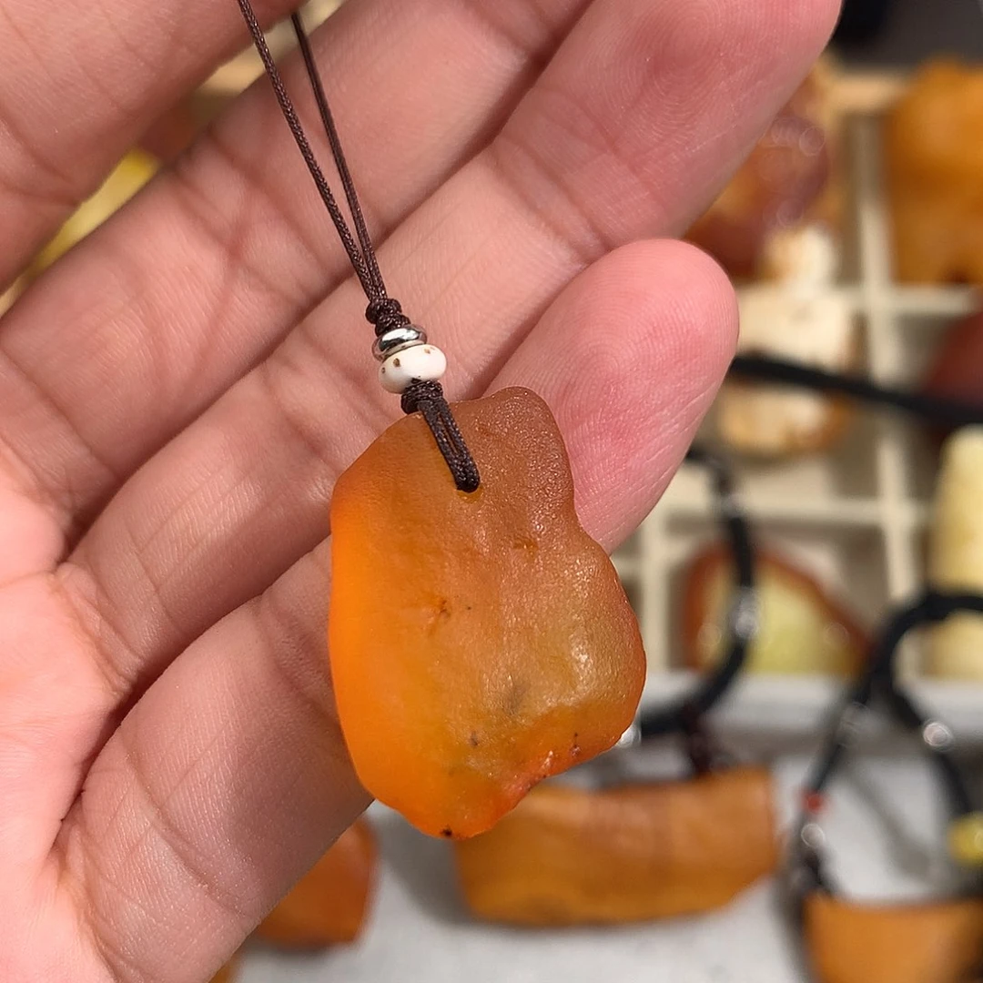 蜜蜡裸石未镶嵌你