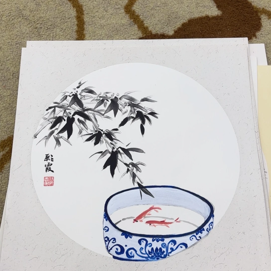 国画33-33卡纸作品艺