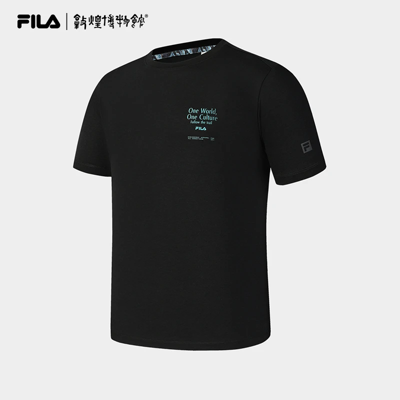 Fila/斐乐男【敦煌联名户外T恤】夏季新款百搭运动短袖A11M517108F