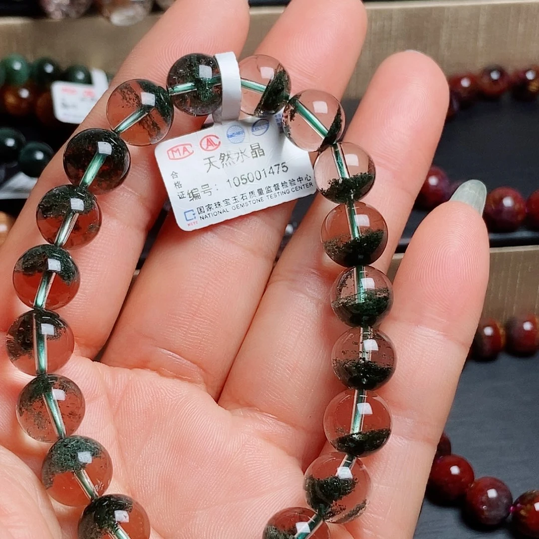 水晶手链未镶嵌绿幽灵10