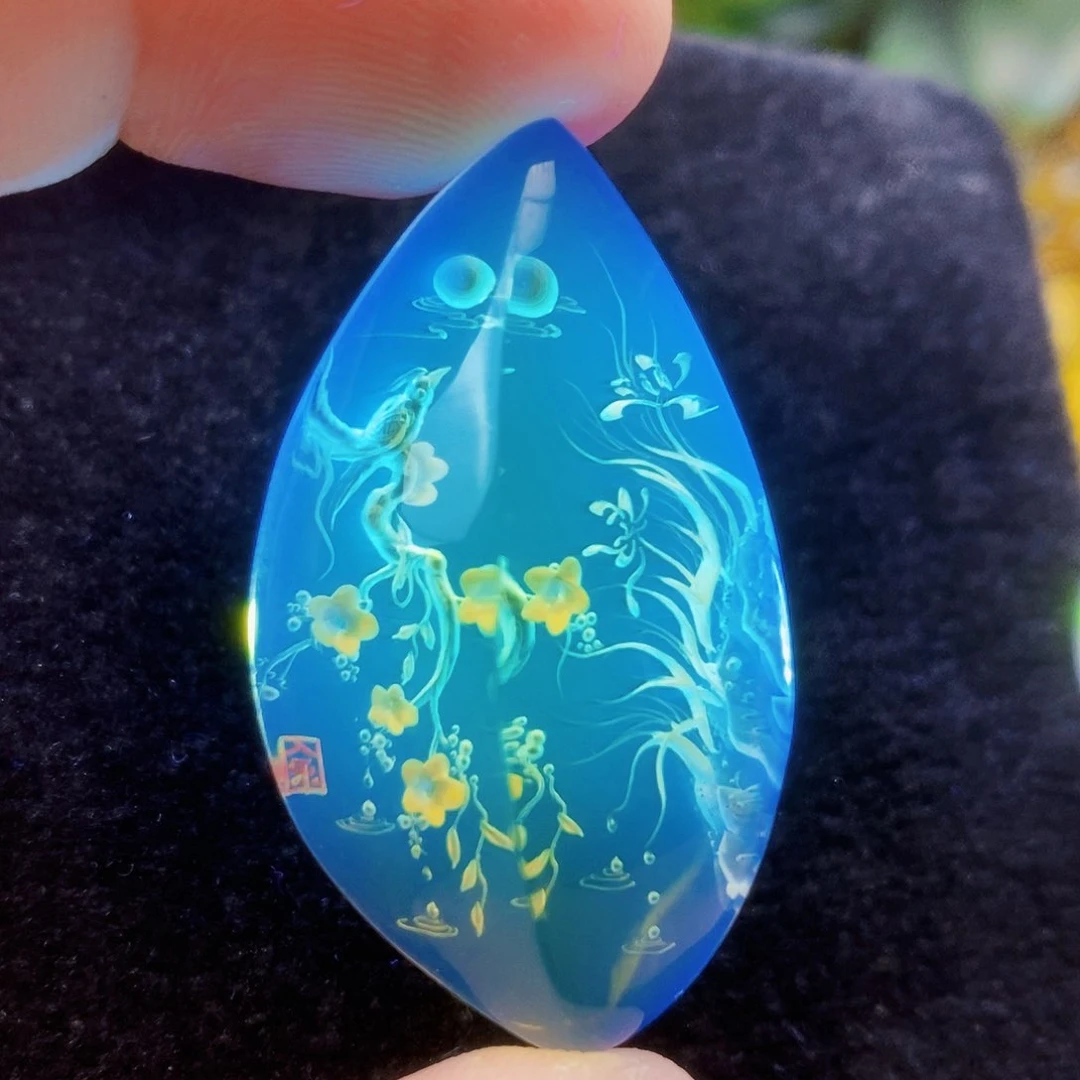 【闪购商品】蓝珀吊坠(不含链)未镶嵌