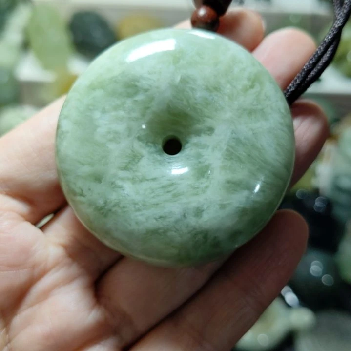 岫玉平安扣未镶嵌