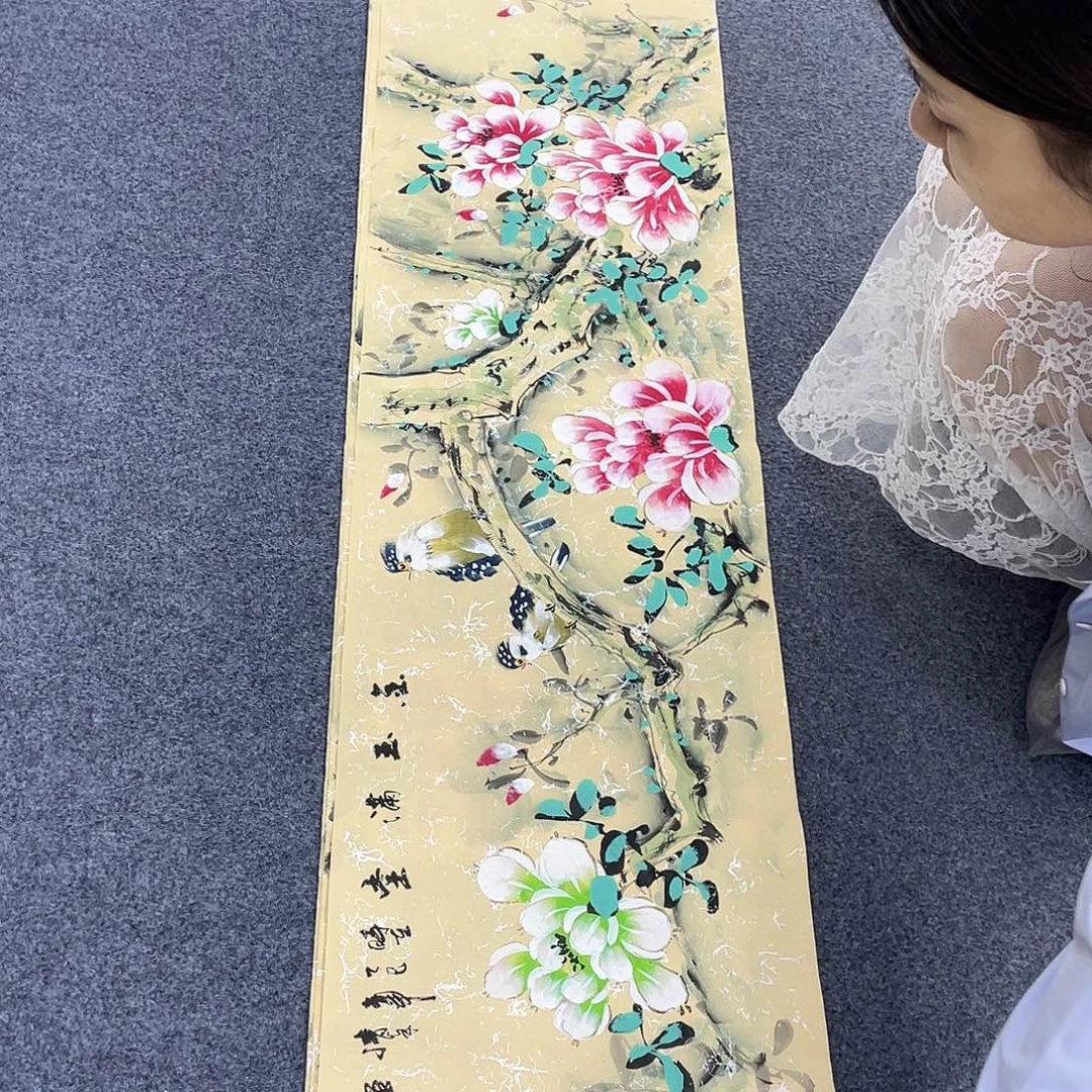 国画作品小姐姐放漏…
