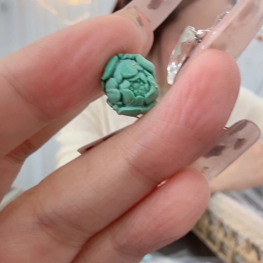 绿松石未镶嵌珠宝半成品