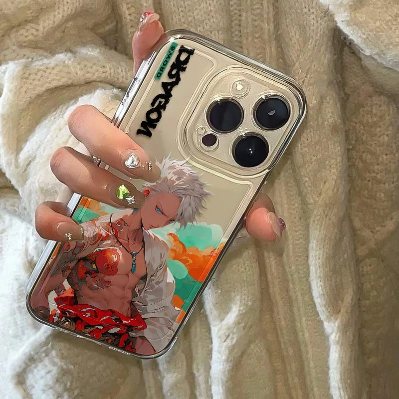 红龙少年风格适用于苹果16ProMax手机壳太空壳国风15清新14ProMax