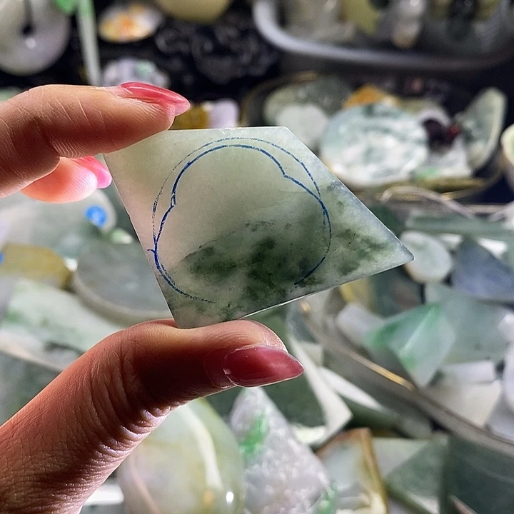 翡翠散珠天然翡翠