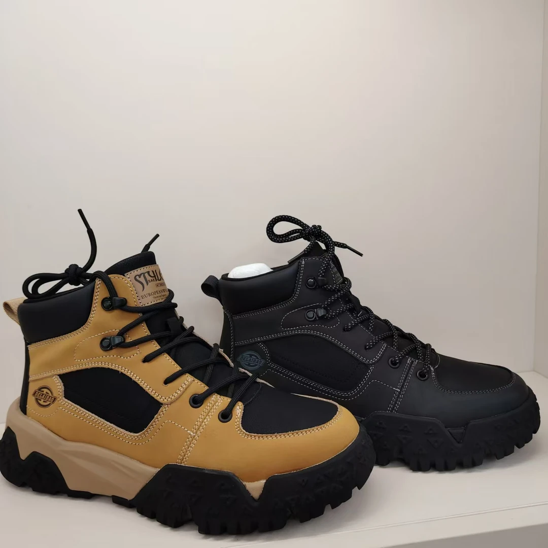 【79226】新款秋季男士时尚休闲加绒二棉鞋