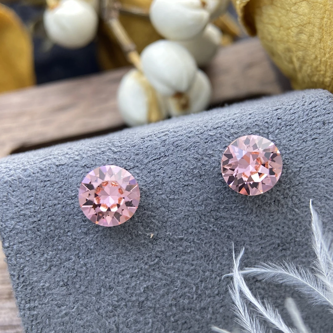 钛钢仿水晶耳饰 【福利】华子耳钉钛钢养耳洞耳骨钉爆闪迷你款百搭