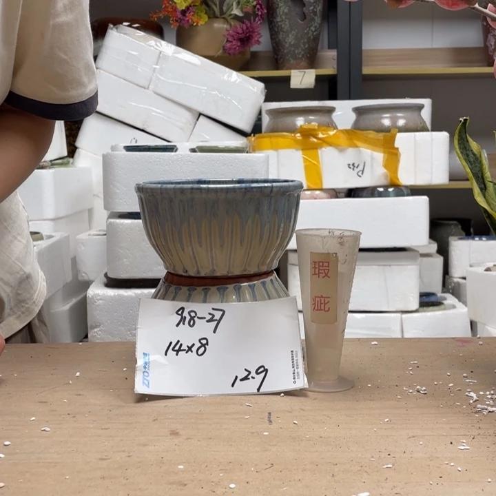 粗陶多肉花盆微瑕27