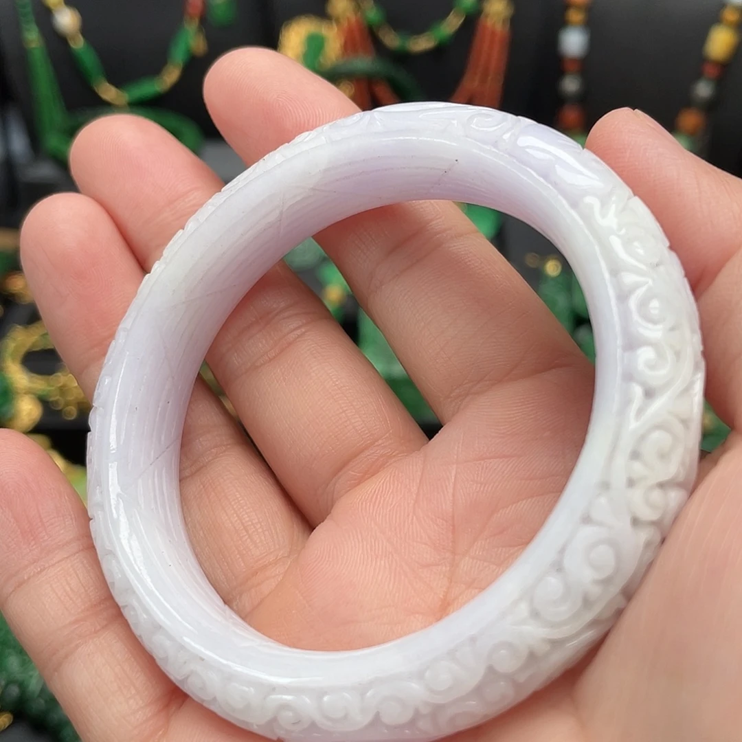 翡翠未镶嵌手镯55