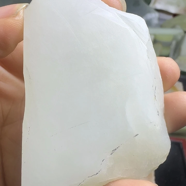 和田玉未镶嵌珠宝半成品星*