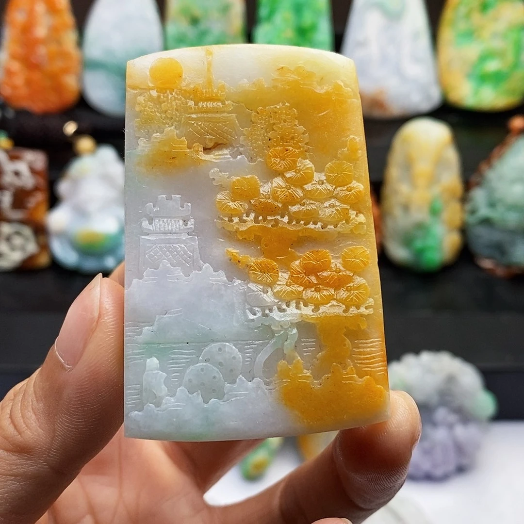 未镶嵌定制翡翠翡翠A货一物一证