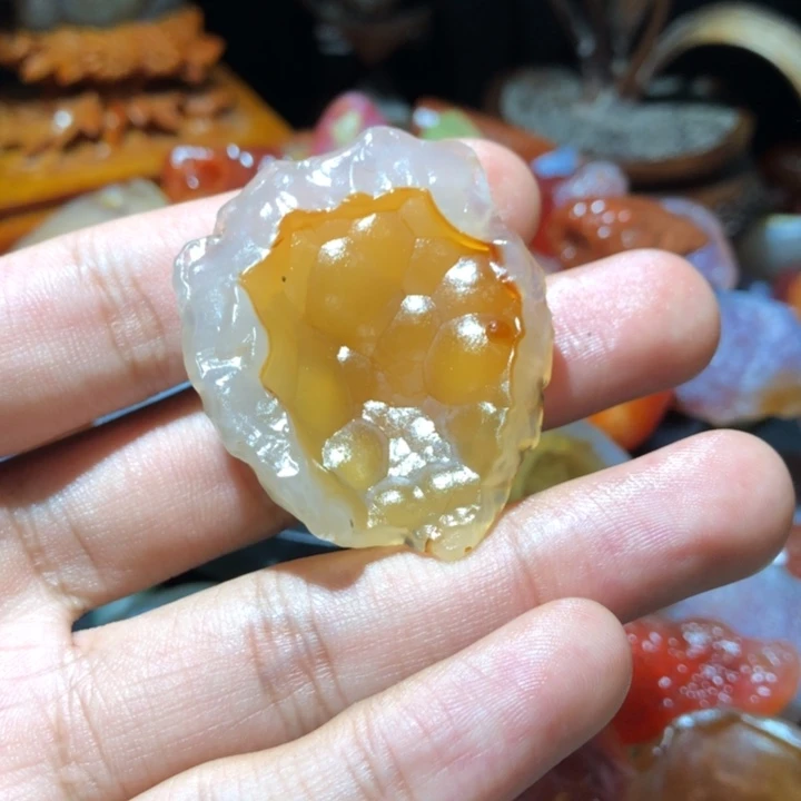 玛瑙/玉髓合金挂件