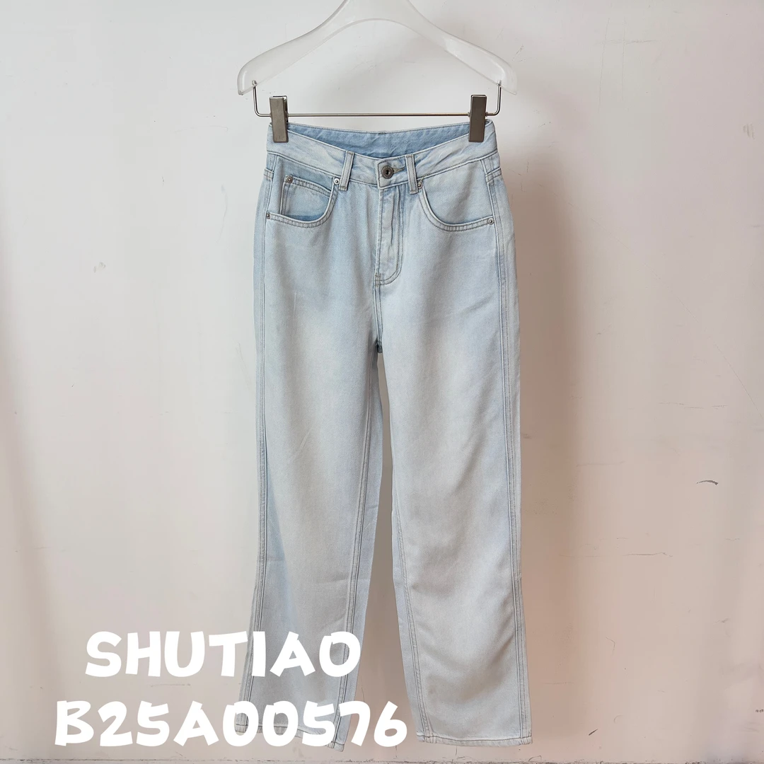 【SHUTIAO】2024秋冬：新款小众设计款牛仔裤B25A00576