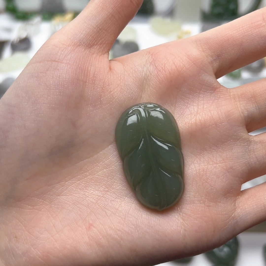 和田玉吊坠(不含链)未镶嵌盛*