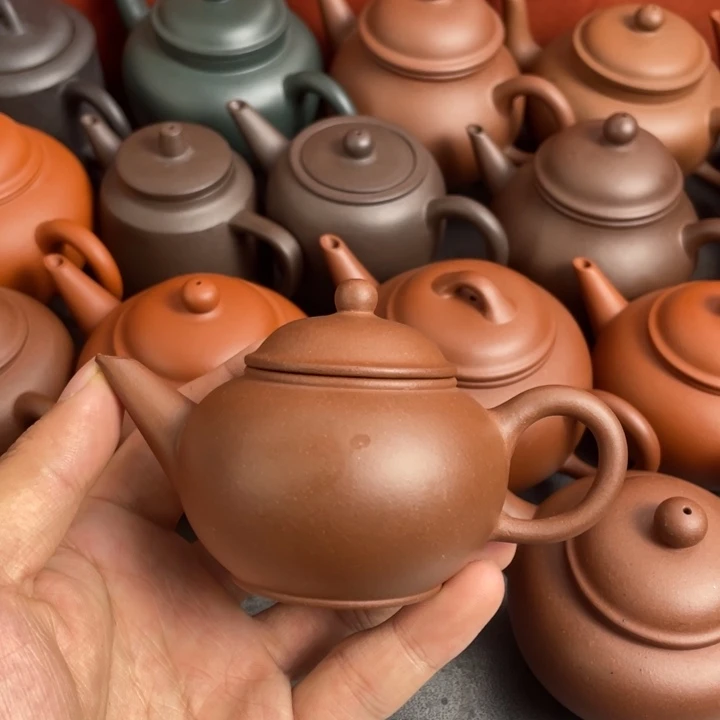 茶壶紫砂紫砂一厂紫泥水平110cc