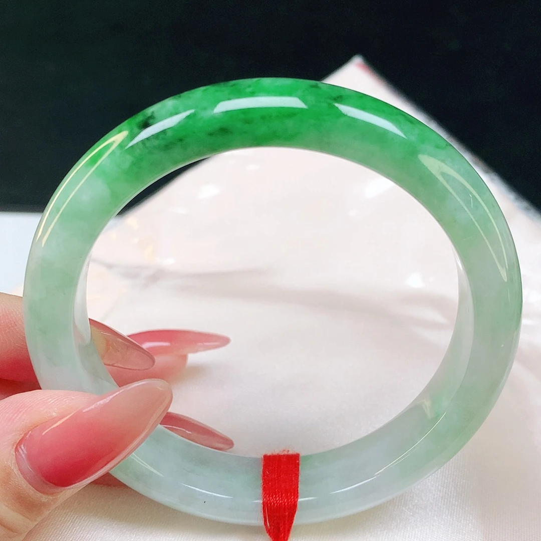 翡翠手镯未镶嵌天然翡翠1373