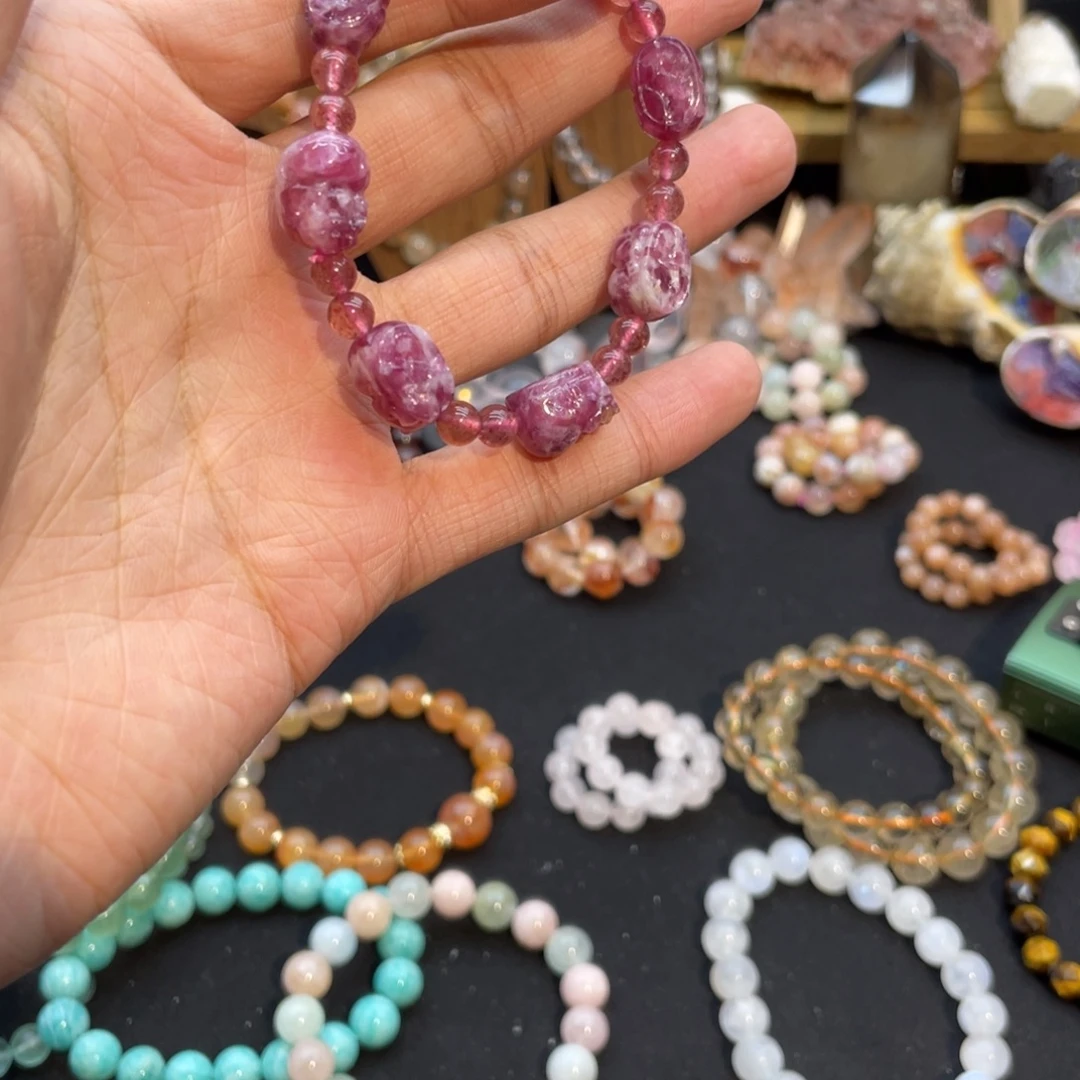 手链水晶未镶嵌紫锂辉貔貅