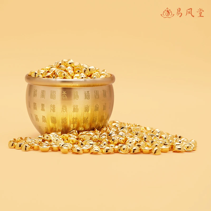 黄铜百福缸适合客厅店铺装饰