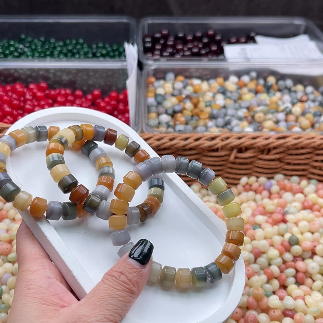 白玉菩提吊坠C/10mm/30+30颗