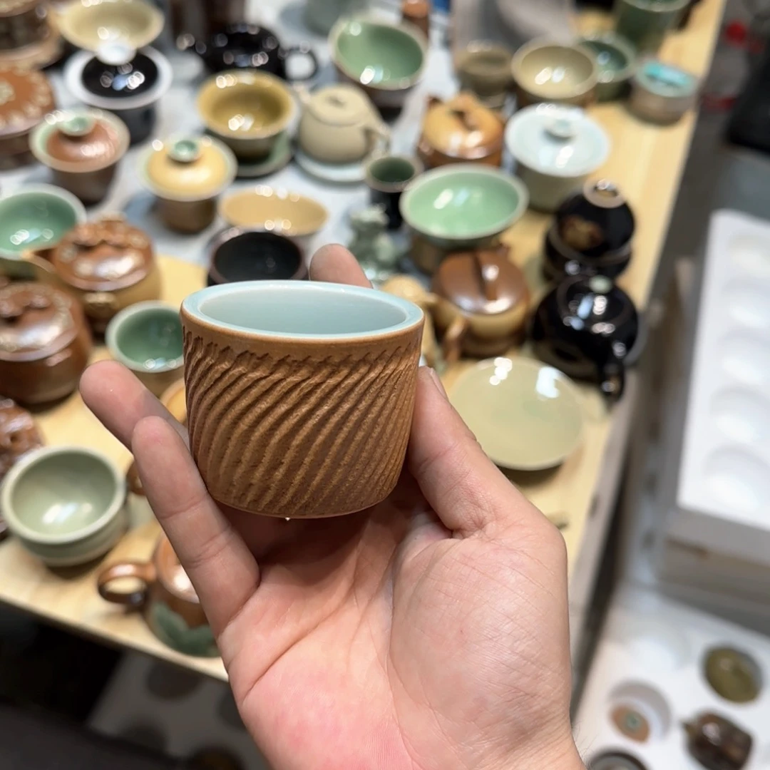 小金茶具青瓷茶器