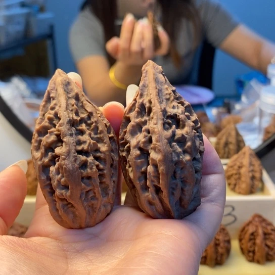 把件桃核玄天角楸子