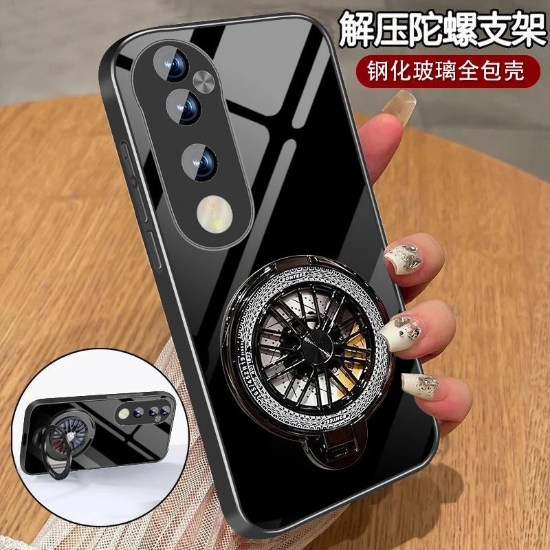 适用vivos19手机壳s19pro新款S9解压陀螺支架viv0钢化玻璃s9e保护