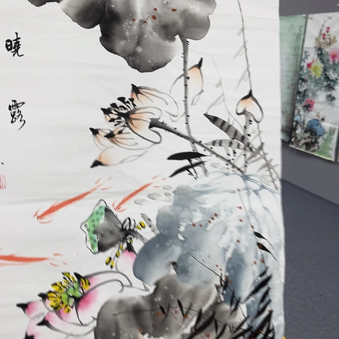 国画国画老师手绘作品