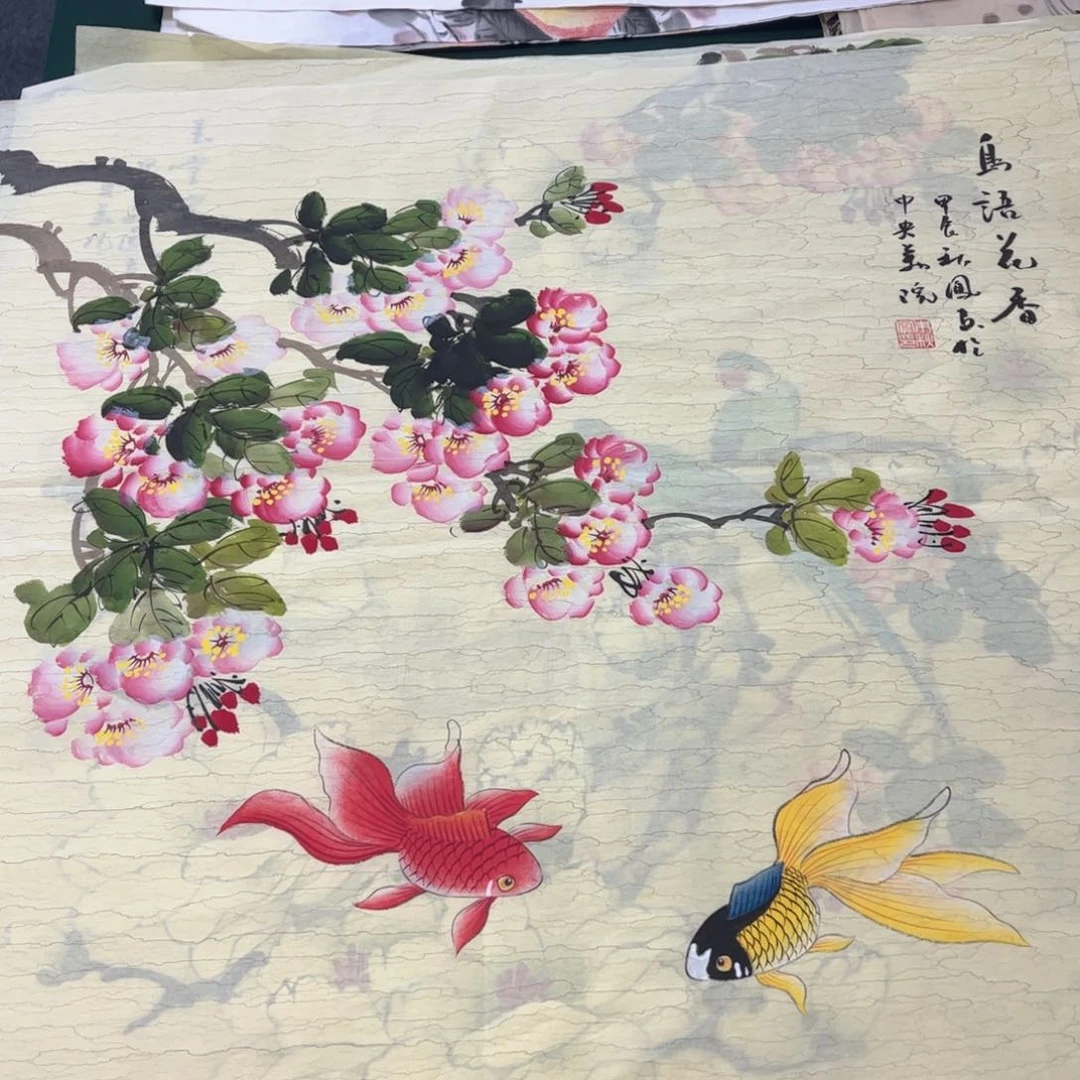 国画宣纸国画作品纯手绘