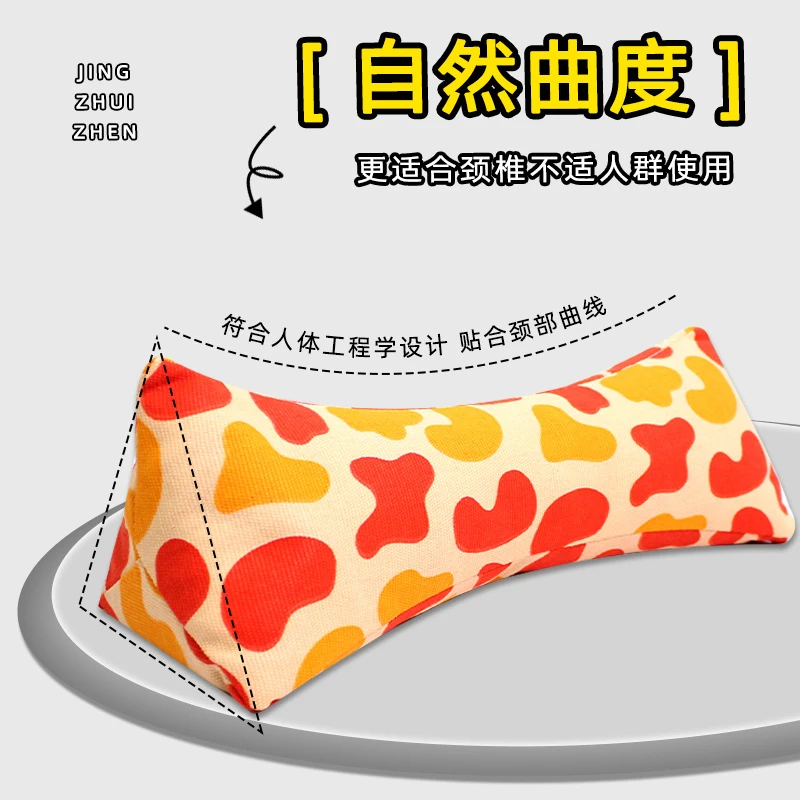 三角颈椎枕荞麦壳护颈睡眠枕多功能家用颈椎枕菱形护颈枕荞麦养生