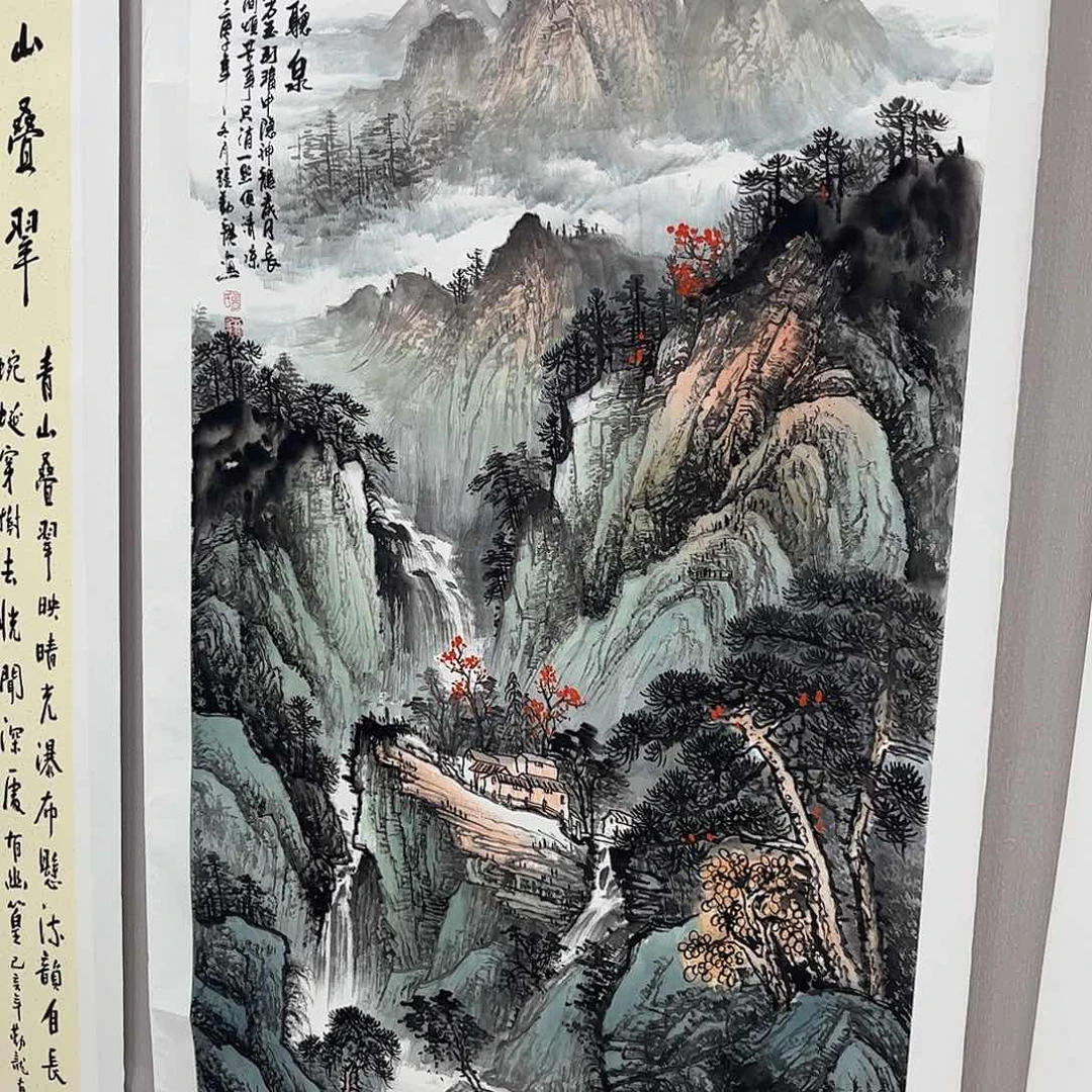 国画纯手绘宣纸国画作品