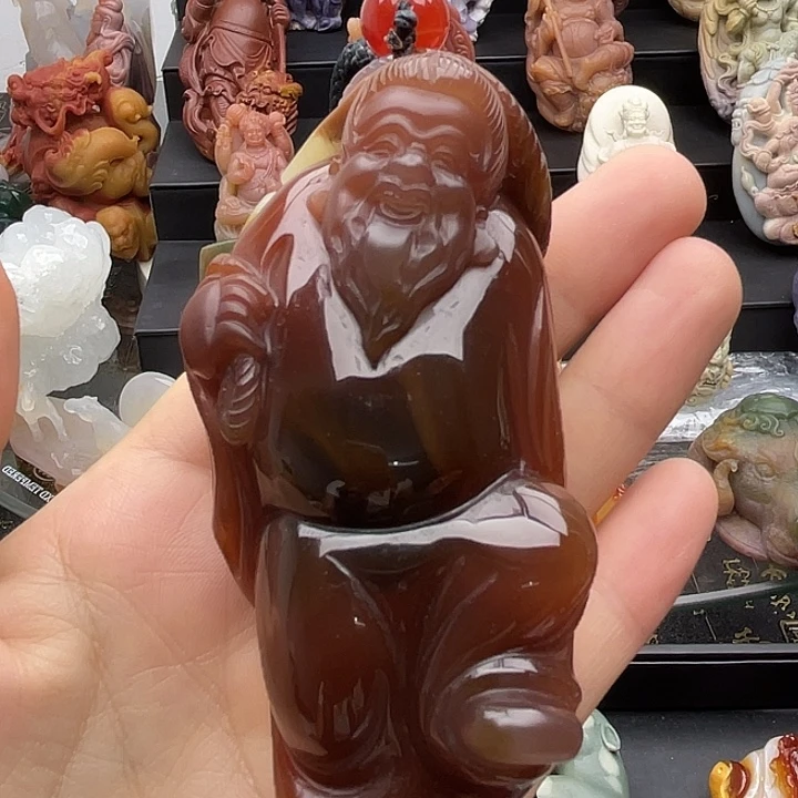 未镶嵌手把件石英质玉