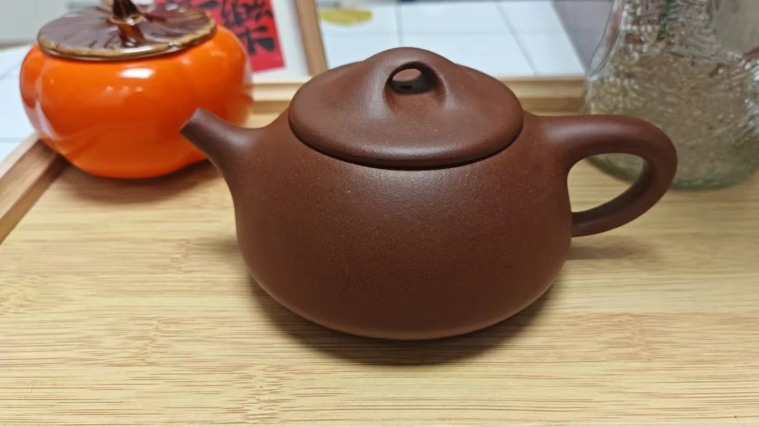 红泥洗泥景舟石瓢紫砂壶泡茶石瓢壶紫砂茶壶