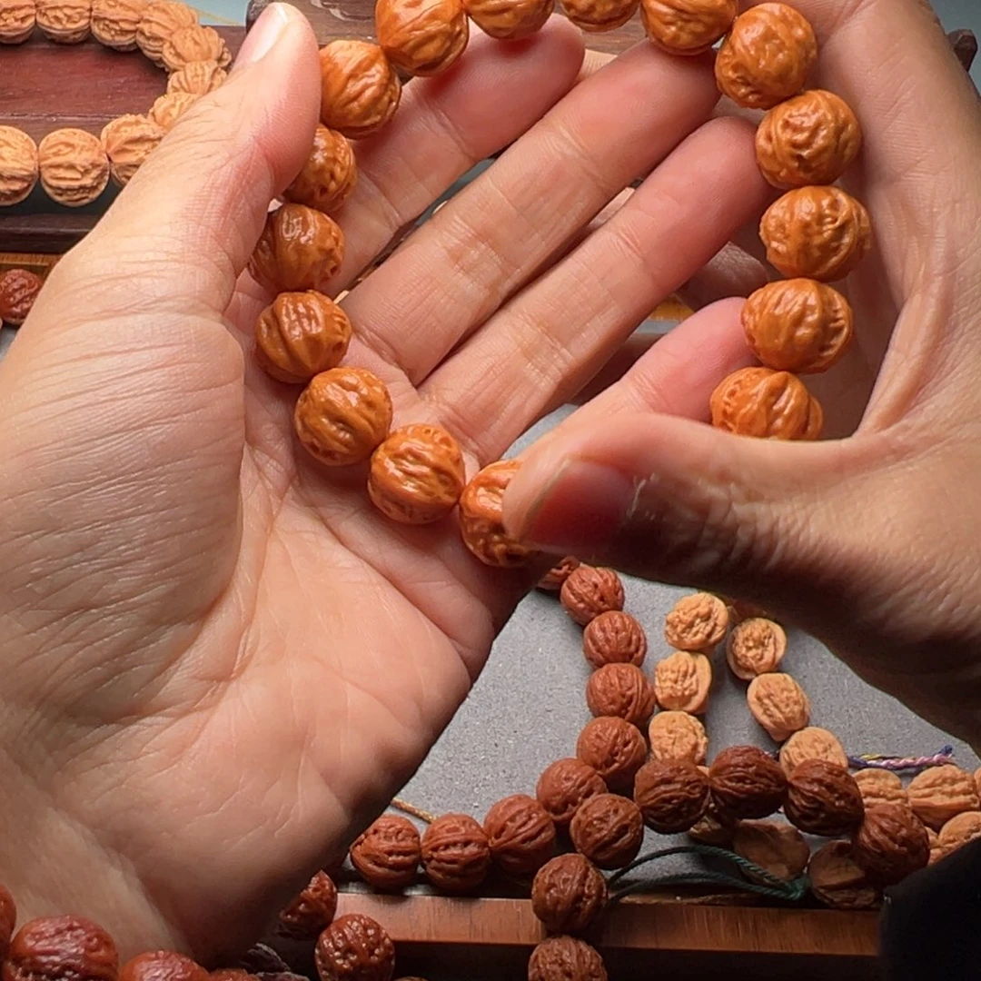 手串文玩核桃17方肚