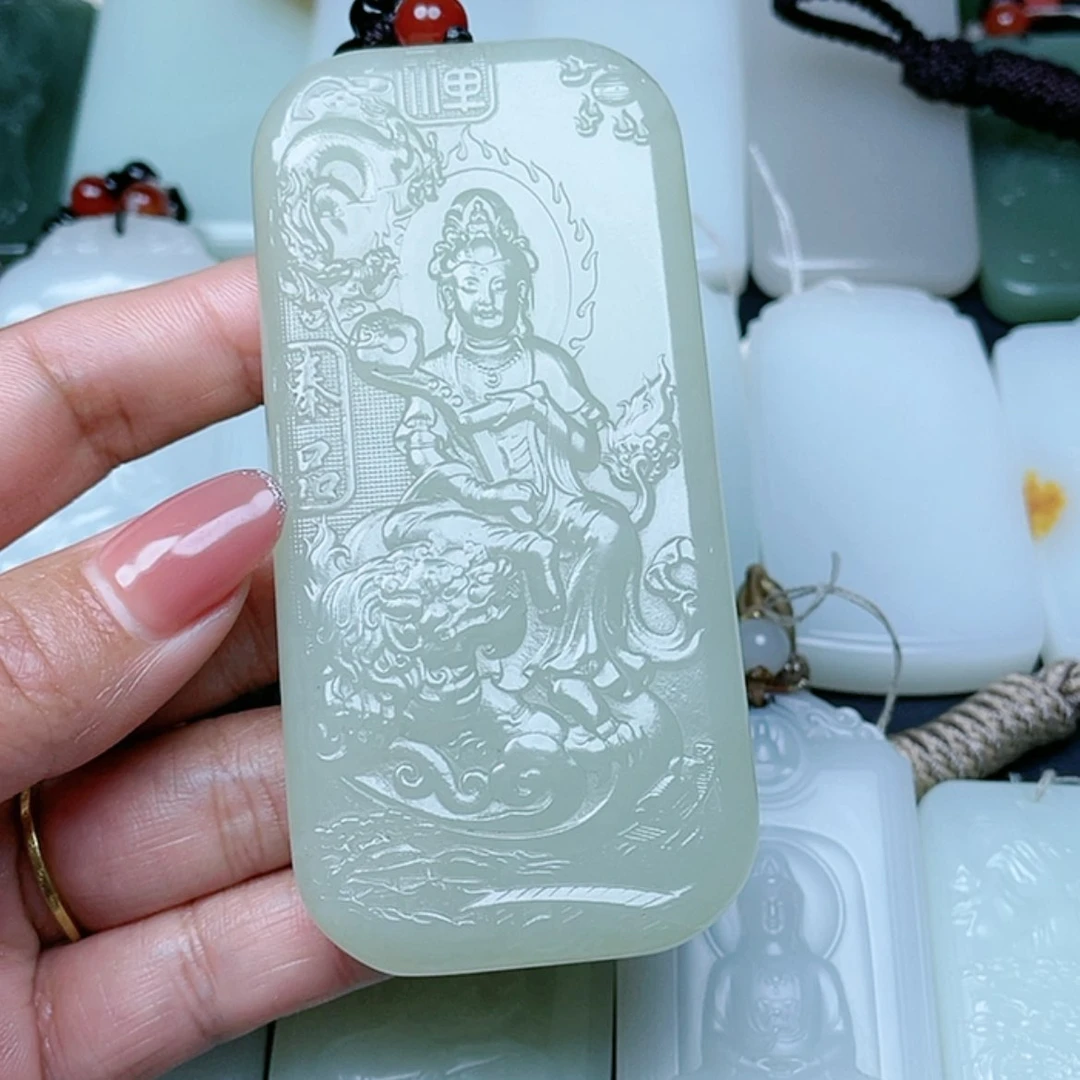 【闪购商品】和田玉颈饰未镶嵌龙**跃