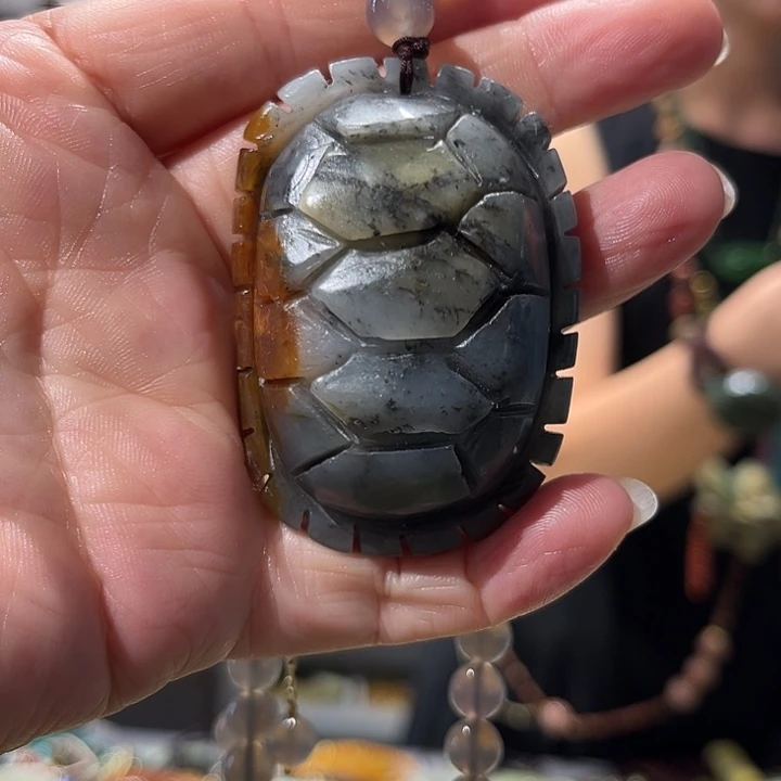 未镶嵌岫玉毛衣链