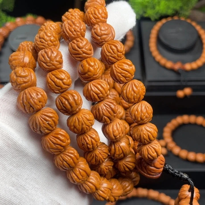 宫***ⱄ木质类精品桃核脖挂