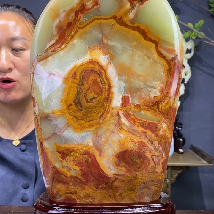 石材精品古青石摆件