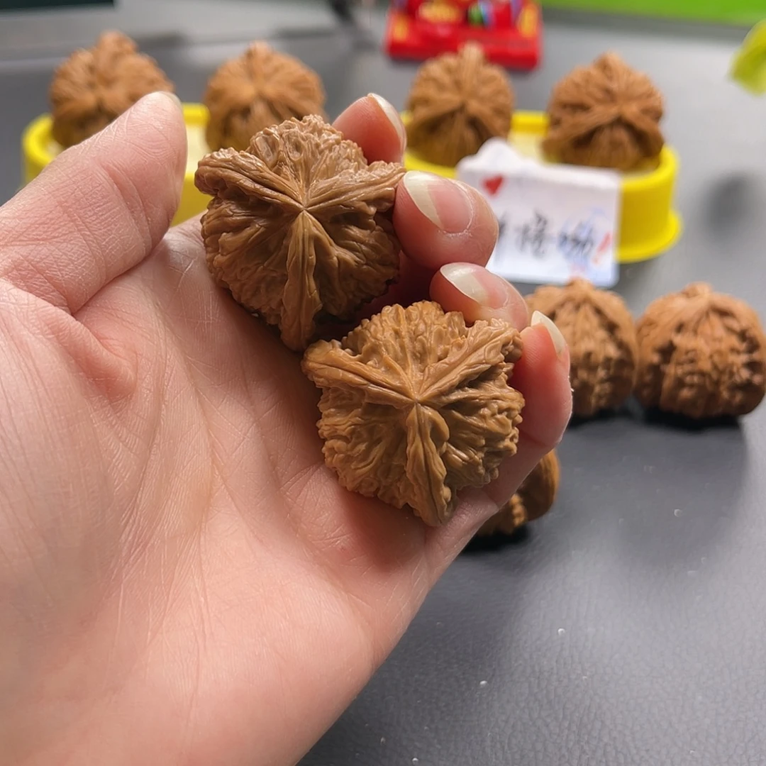 吊坠文玩核桃拼接白奔