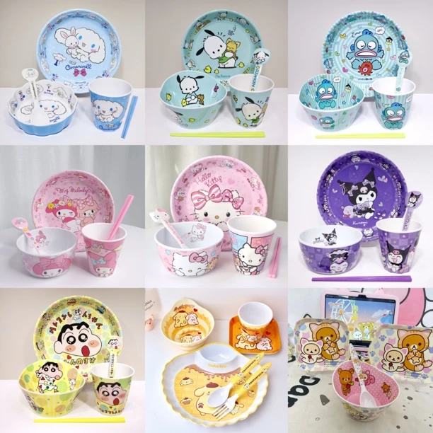 超豪华全家桶可爱卡通餐具