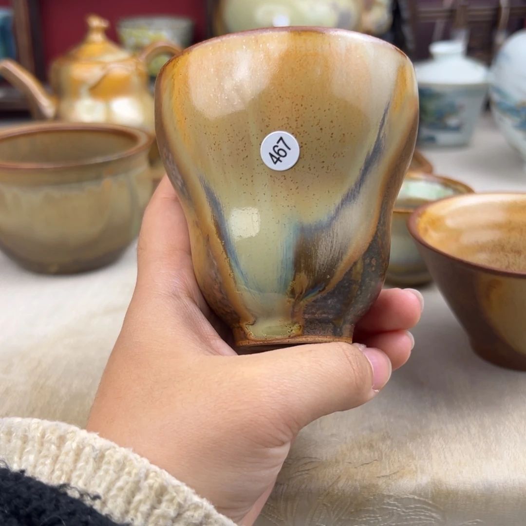 杯纯手工柴烧主人杯