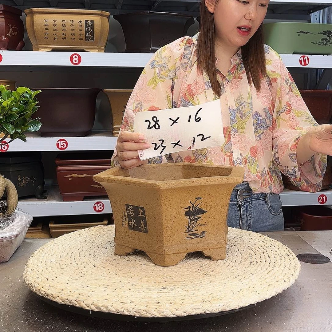 紫砂花盆紫砂花盆