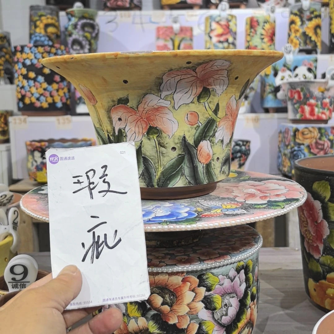 红泥花盆微瑕疵处理