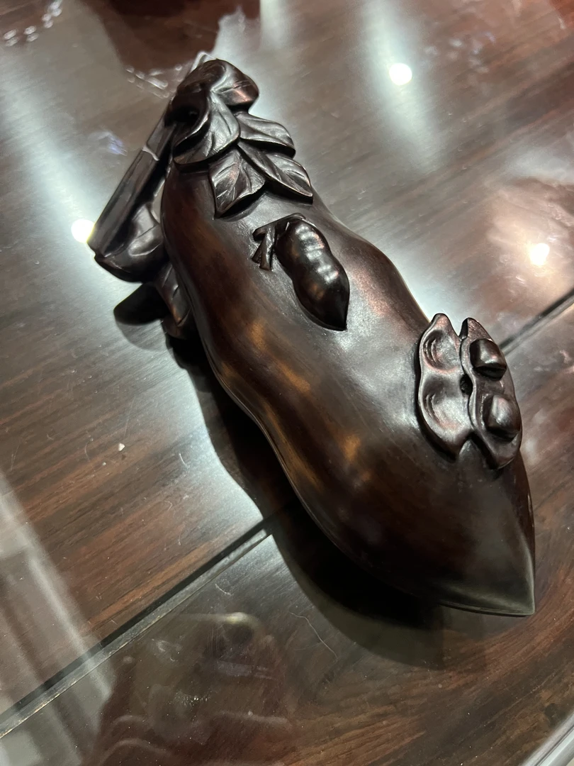 实木精品四季豆摆件