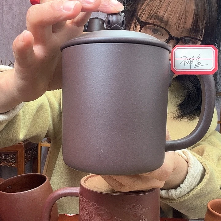 紫砂茶杯原矿紫砂杯
